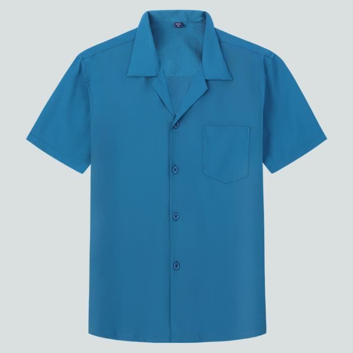 CHEMISE DE PERFORMANCE bleue homme paillettes idéale pour performance