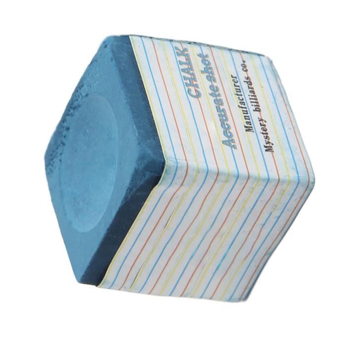 Blue Predator Chalk - Lot De 5 Craies De Billard - Prise En Main Sèche Craie Billard Blue Predator
