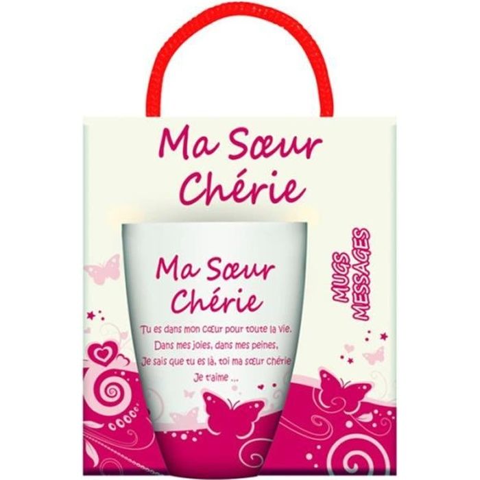 Mug A Offrir Ma Soeur Cherie Cdiscount Maison