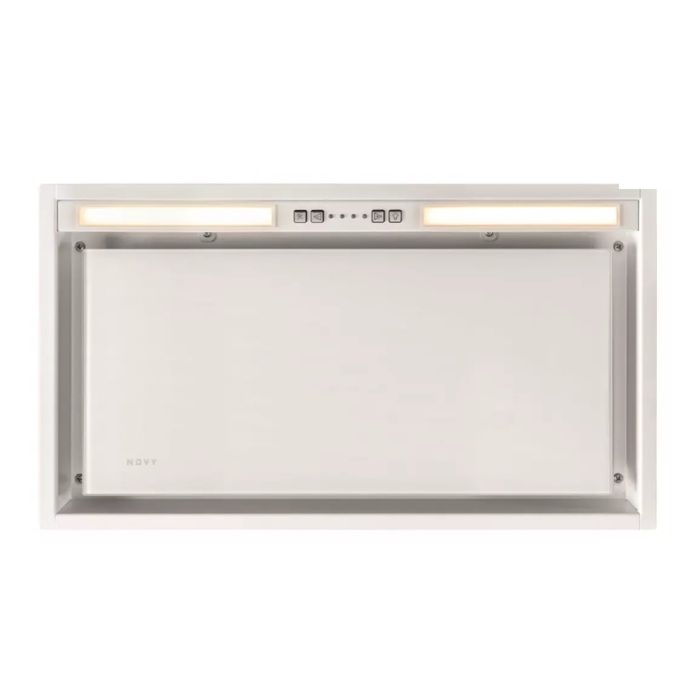 Hotte décorative - Novy - 26050 Crystal L51 - Verre blanc - 60 cm - Evacuation