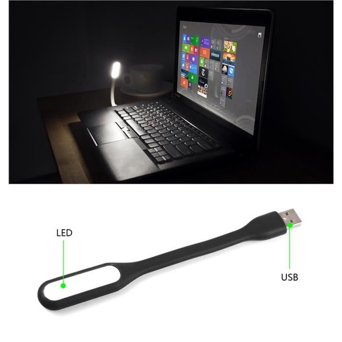 5pcs Xiaomi Lampe LED USB avec bras réglable pour ordinateur