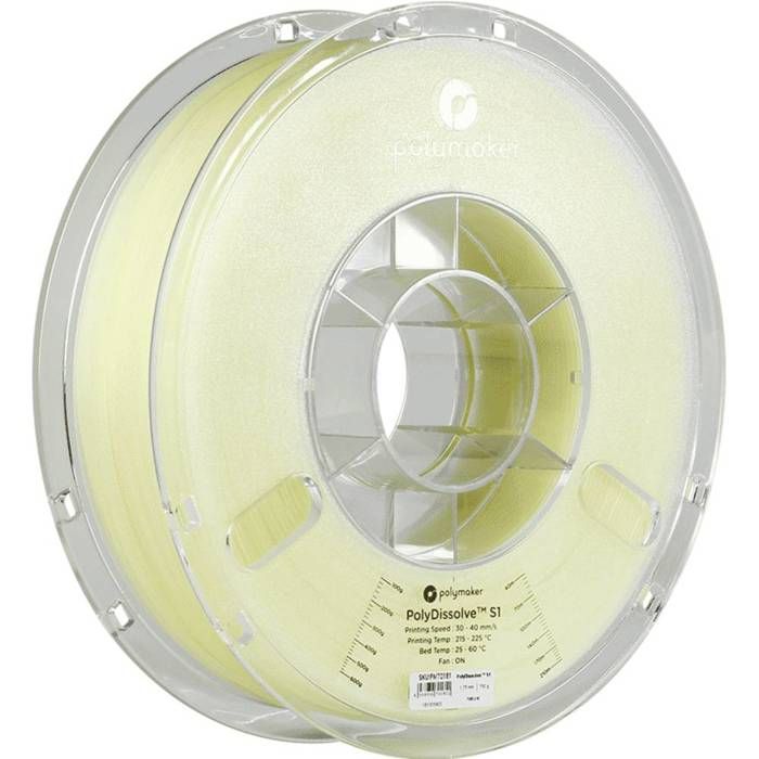 Polymaker PH01001 PolyDissolve™ S1 Filament PVA hydrosoluble 1.75 mm 750 g naturel 1 pc(s)