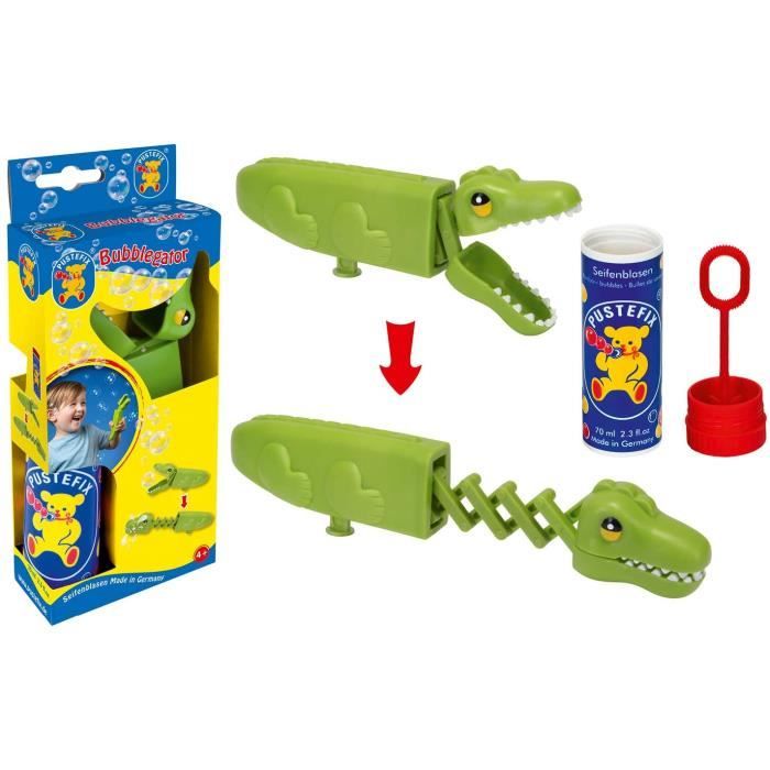 Pustefix Bulles de Savon Bubullegator Anniversaire Enfant, Multicolore pas cher Pustefix Bulles de Savon Bubullegator Anniversaire Enfant, Multicolore pas cher