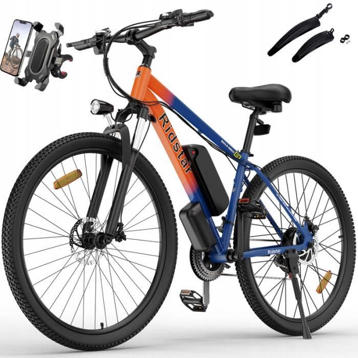 Vélo électrique Ridstar S29 - Moteur 1000W - Batterie 48V 15Ah - Vitesse maximale 50km-h - Shimano 21 vitesses - 29\
