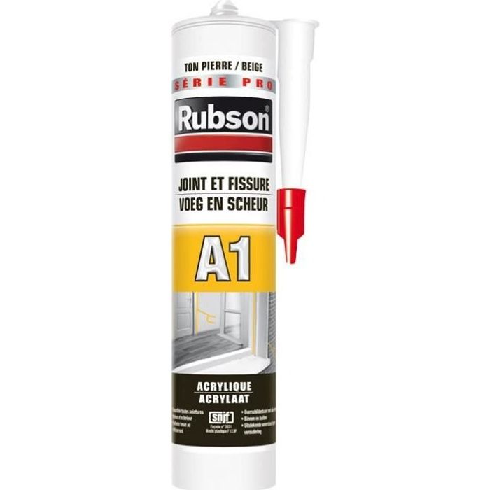 Mastic A1 Acrylique Professionnel Ton Pierre 300 Ml