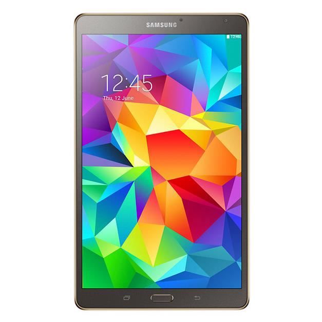 Samsung Galaxy Tab S SM T705 21 3 cm 8.4 2560 x 1600 pixels 16 Go 3G Android Bronze Titane Cdiscount Informatique