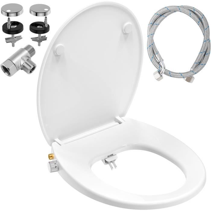 Abattant wc japonais YEAUPE PRO Abattant WC Forme O avec frein de chute non electrique avec double buses retractables autonett36 Cdiscount Bricolage
