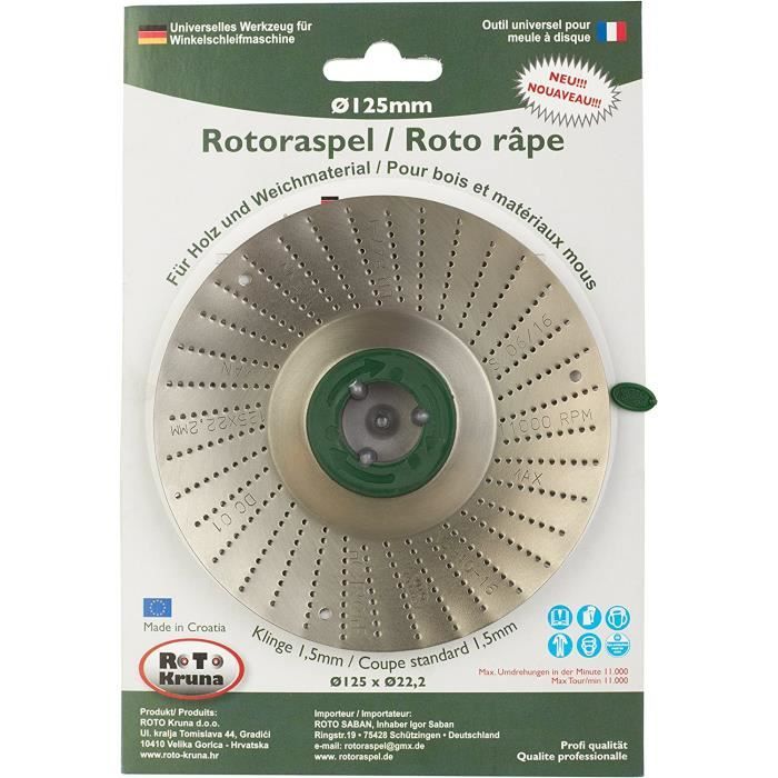 Meule Rotative 4254 – 5-11/16 X 1/4 – Pour Efco & Super Jolly