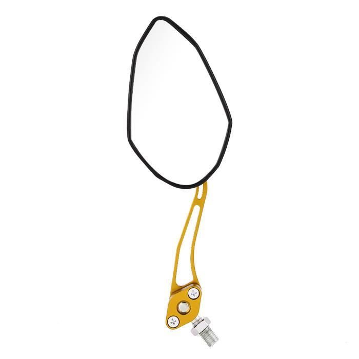 Paire De Rétroviseurs Universels Pour Moto - Diamètre 8 Mm, ABS, Noir, Neufs