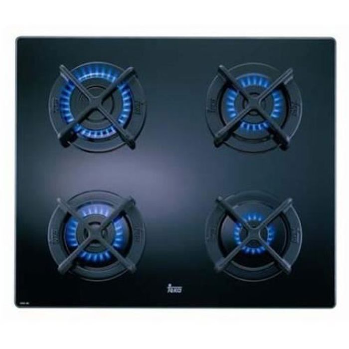 Teka CGC 4G AI AL, Intégré, Cuisinière à gaz, Noir, 6750 W, 600 mm, 510 mm