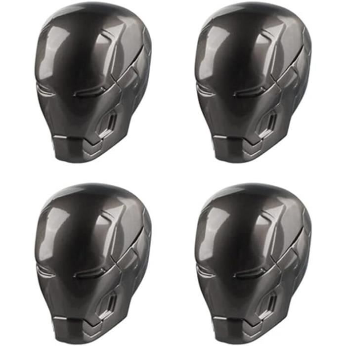 Capuchons De Valve Iron Man - Lot De 4, En Alliage De Zinc, Or Rose, Pour Personnaliser Vos Pneus