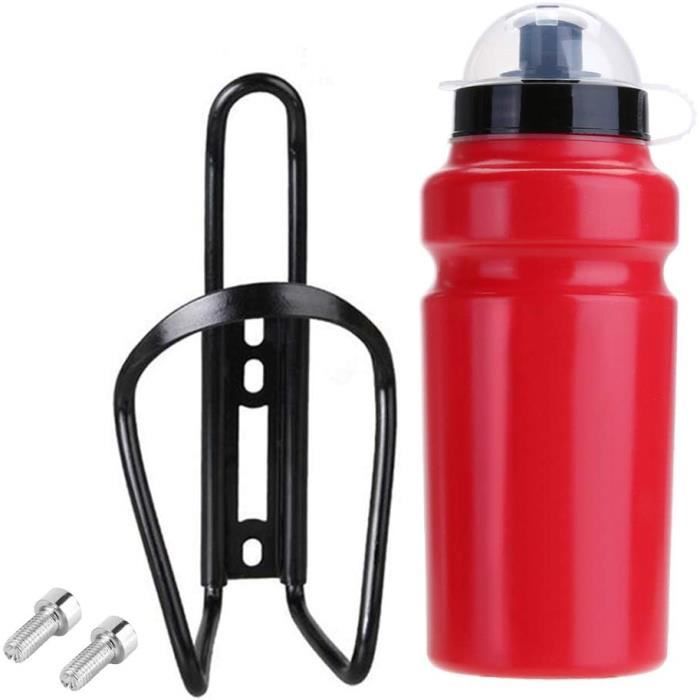 Bouteille D’eau Aérodynamique 600 Ml Avec Cage Carbone – Bec Verseur Silicone, Compatible Vis 3.5-8.5 Cm