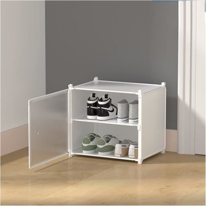 7 Boîtes à Chaussures Transparentes Empilables - Plastique Robuste, Couvercle Rabattable, Gain De Place