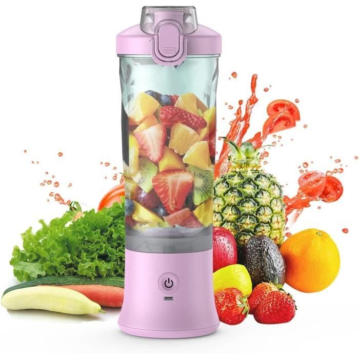 Portable Personal Blender For Shakes And Smoothies 600Ml Fruit Juicer