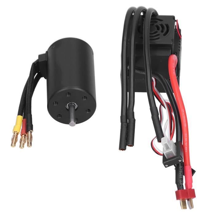 Moteur sans Balais 3660 3800KV et ESC 80A avec Prise en T