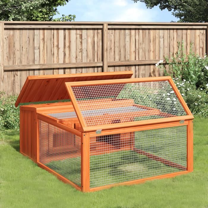 vidaXL Clapier 117 5x97x47 5 cm bois