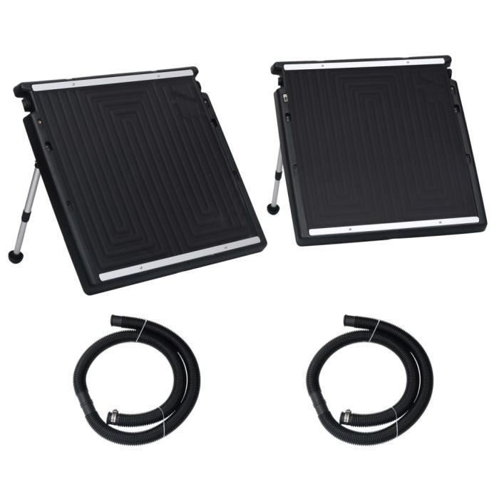 Chauffe-eau Solaire Piscine AREBOS - 300x66 Cm - Débit 10 000 L/h - Inclut Kit Dérivation 12 Pièces - Polyéthylène Résistant UV