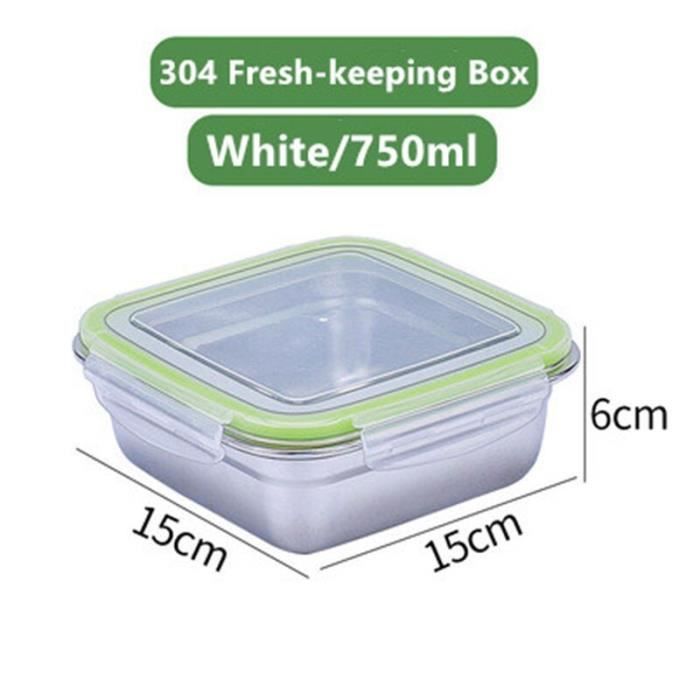 Bento Lunch Box Pour Enfants Et Adultes, 800 Ml Boîte à