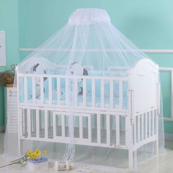 Moustiquaire De Lit Bébé Pliable – Tente Filet Anti-Moustiques Pour Berceau, Bleu Été