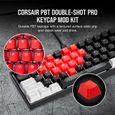 Corsair PBT Double-Shot Pro Kit de Touches de Clavier Rouge-1