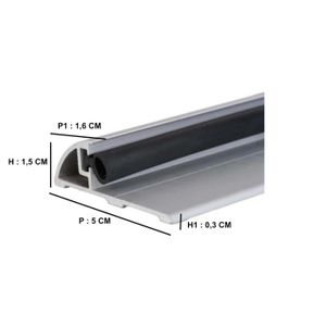 Neuf Joint De Seuil De Porte De Garage, Bas De Porte, 16 Pieds (env. 4,88 M), Universel