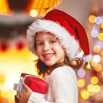 Chapeau De Père Noël Pour Bébé - Doux En Peluche Rouge, Parfait Pour Les Fêtes De Fin D'année