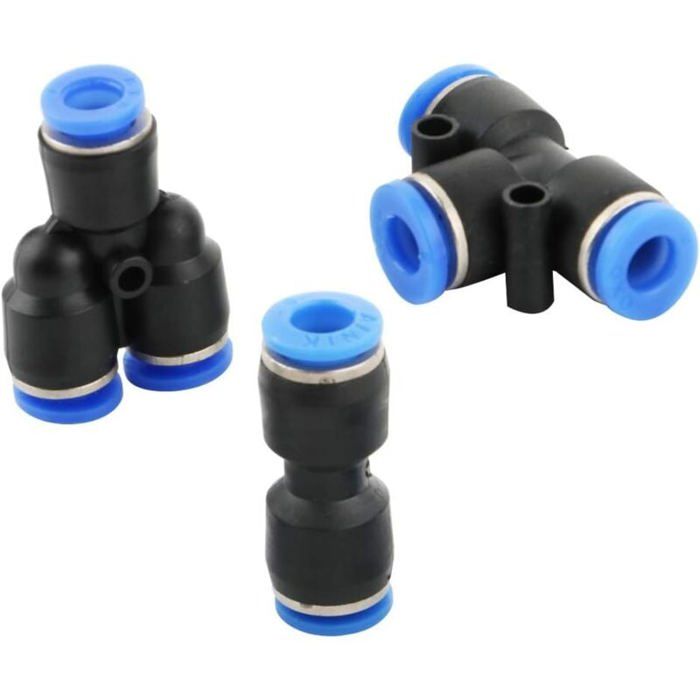 Raccord Pneumatique Coudé Push-fit – 4, 6 Ou 8 Mm, Pour Tuyau D’air, Pression 1 MPa