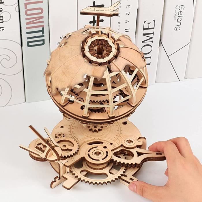 0€24 sur Puzzle globes en bois 3D entraînement mécanique à