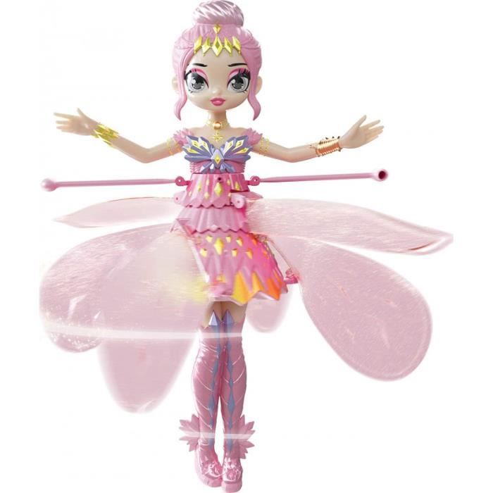 Hatchimals pixies crystal flyers - 6059523 - fée volante magique avec socle  rose - poupée qui vole jouet enfant - La Poste