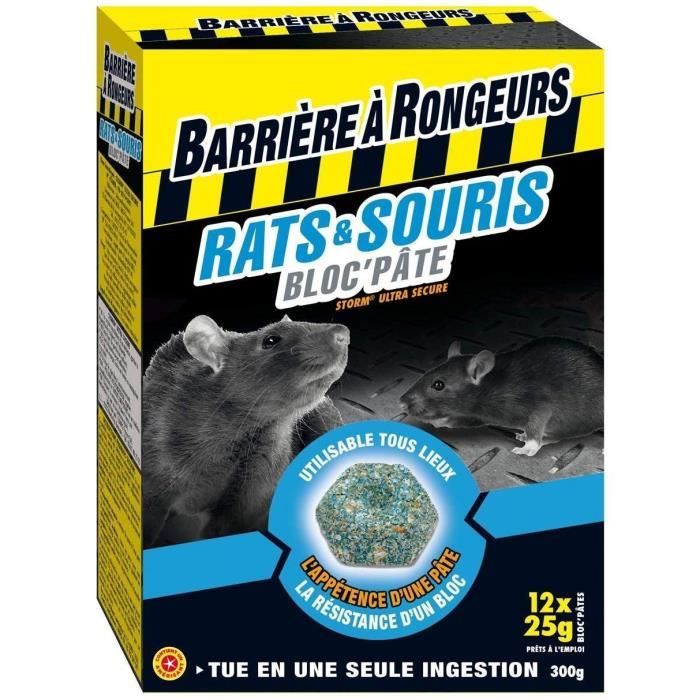 Rats souris blocs fluorescents 300g