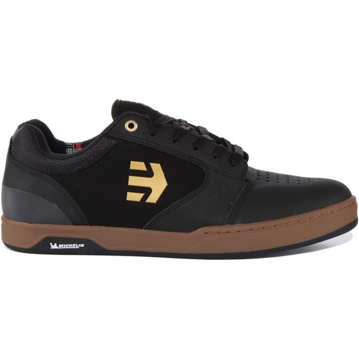 Etnies Camber Crank Baskets en cuir a lacets pour hommes en noir brun Noir Brun 45 Noir brun Cdiscount Chaussures