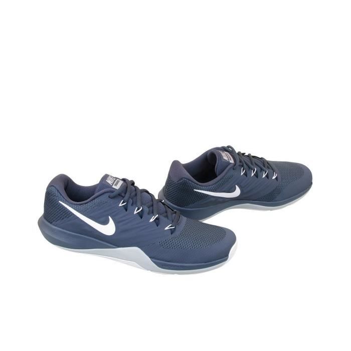 Baskets Nike Lunar Prime Iron II Homme Bleu Synthetique Lacets Bleu Cdiscount Chaussures