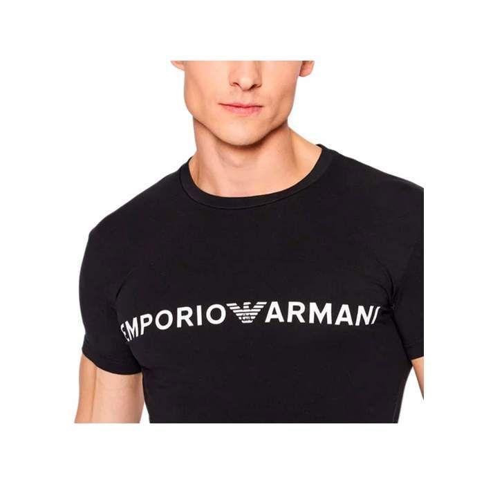 Emporio armani t shirt logo on sale