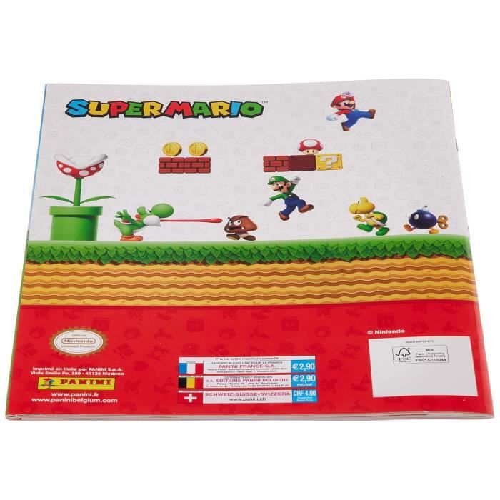 Album SUPER MARIO STICKERS + 4 pochettes + 1 sticker spécial - Nintendo -  Collection de 368 stickers - Cdiscount Jeux - Jouets