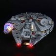 BRIKSMAX - Kit de LED pour Lego Star Wars Faucon Millenium, Compatible avec la Maquette Lego 75257 (Maquette Lego non inclus)-2