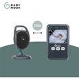 BABYMOOV Babyphone vidéo Essential, écran couleur 2,4", vision nocturne, portée 250m, multifonctions, kit mural-2