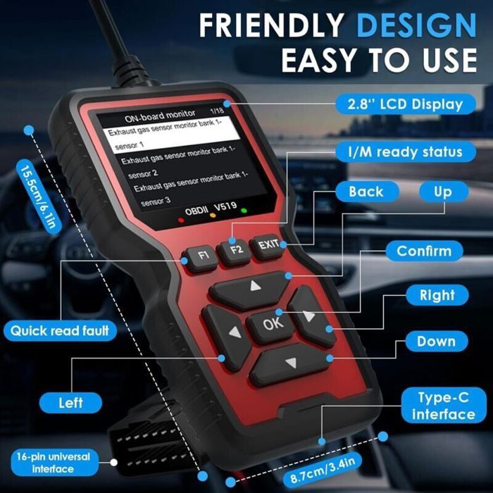 Scanner Professionnel De Système De Moteur Automatique, V317, V520, OBD2, Gratuit à Vie, Automobile, Lecteur De Code De Recherche DTC, Outil De Diagnostic De Voiture, Nouveau