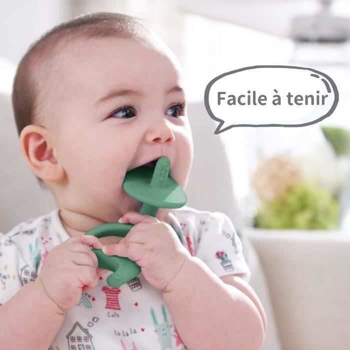 Jouets De Dentition Pour Bebes De 3 A 12 Mois Avec Pince Jouet De Dentition Elephant Anti Goutte Jouets A Mordiller En Sil u168 Cdiscount Puericulture Eveil bebe