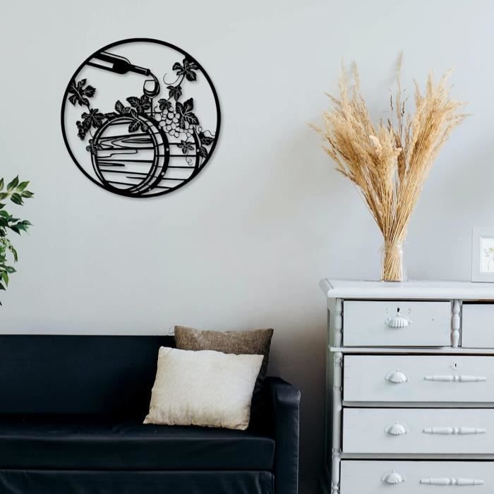 Art mural en métal, Ayat Al Kursi Kufi, décoration murale islamique
