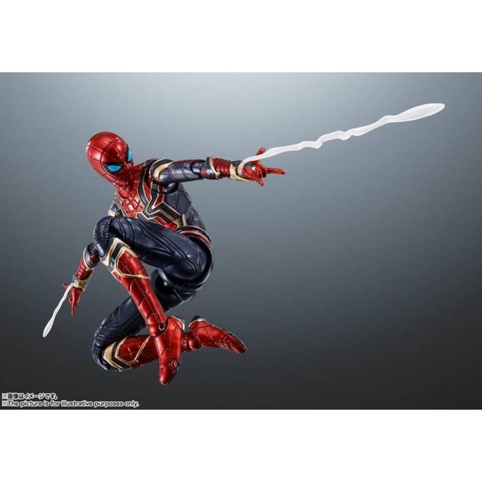 Figurine - BANDAI - Iron Spider-Man - 15cm - Articulée