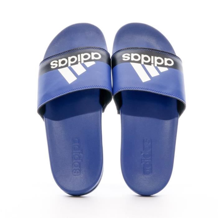 Claquette adidas homme bleu best sale