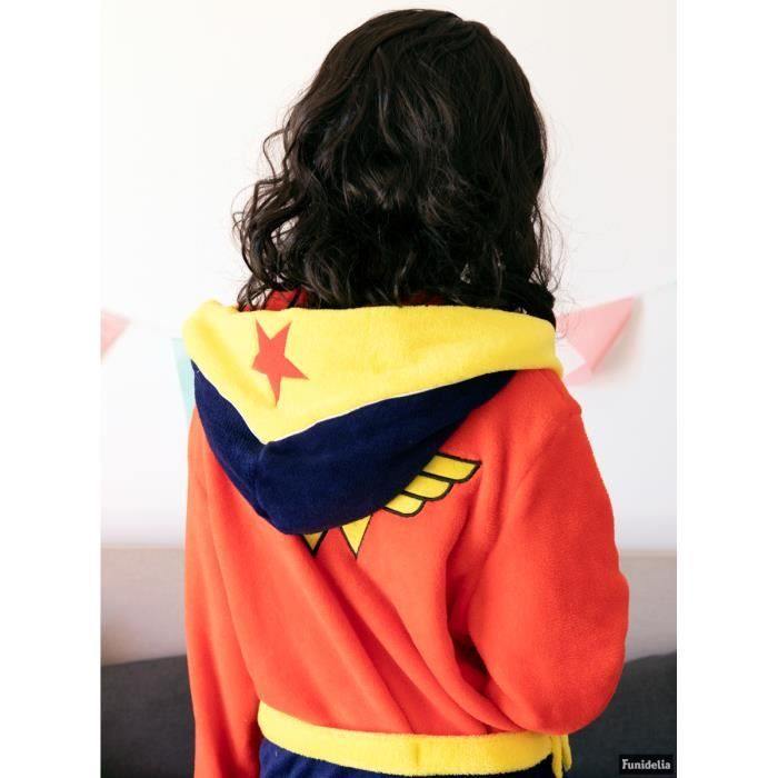 Peignoir Wonder Woman adulte Funidelia 119779 Deguisement femme et accessoires Halloween carnaval et Noel Cdiscount Jeux Jouets