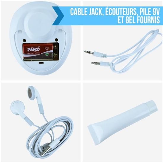 Doppler Foetal Monsieur Bebe Rose Gel Pile Ecouteur Cable Audio Pour Pc Cdiscount Puericulture Eveil Bebe