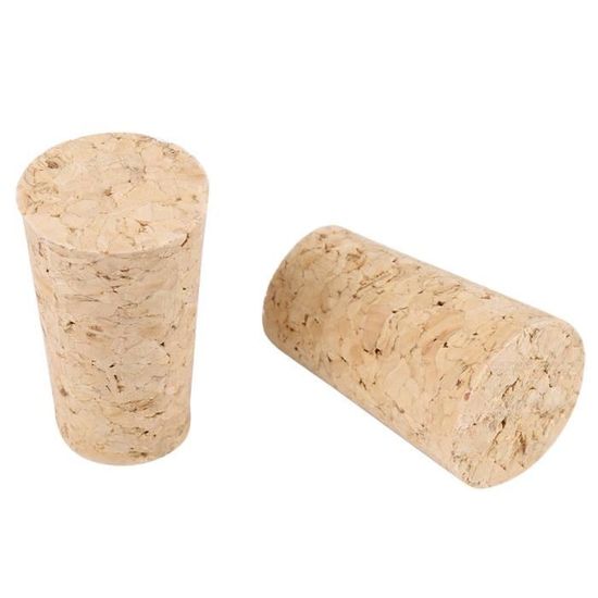 20 Bouchons Coniques En Liège 33x19,5x27mm - Bouchons De Bouteille En Liège Naturel Pour Vin, Projets DIY, Artisanat