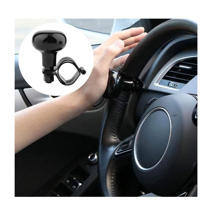 Bouton Spinner Volant Universel – Poignée Direction 360° ABS Antidérapante Pour Voiture, Camion, Tracteur, Tondeuse