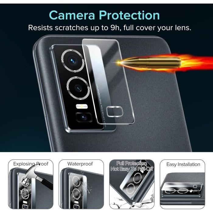 Pack Vivo X60 Pro Coque Transparente + Verre trempé Bigben
