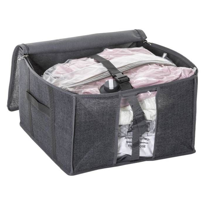 5five housse rangement sous vide 40x40x25cm air store Cdiscount Maison
