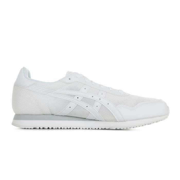 Baskets Asics Tiger Runner Homme Blanc Synth tique Lacets