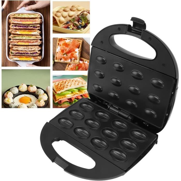 Oreshki Moule à Biscuits Oreshnitsa 16 Noix Oreshki Avec Revêtement Anti-adhésif – Moule à Biscuits Oreshek Pour Noix Russes Sucrées