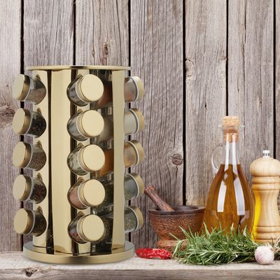 4 Bocaux à épices Loupa 200ml Transparent - Paris Prix - Neufs Verre